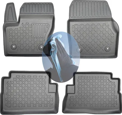 Produktbild von Z518150 TPE-Gummifußmatten kompatibel mit  Ford Kuga  2 Steilheck Geländewagen SUV 5-türer 2012-2019