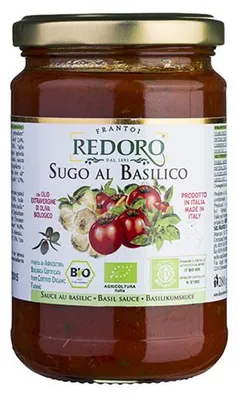 Produktbild von Tomatensauce mit Basilikum  290g - Redoro