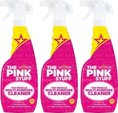 Immagine prodotto di 3 x Stardrops The Pink Stuff Miracle Multi Purpose Cleaner 750ml ciascuno Cruelty Free