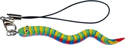 Produktbild von Schlange Wurm Handyanhänger Kriechtier Regenwurm Miniblings Handyschmuck Bunt