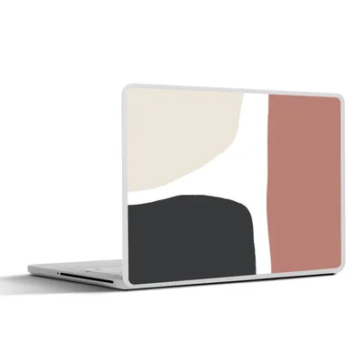 Produktbild von MuchoWow® Laptop Aufkleber Sticker Cover Pastell - Abstrakt - Design 40x30 cm - Laptop Dekoration - Selbstklebend