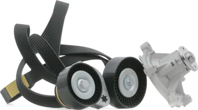 Produktbild von RIDEX 4172P0003 Wasserpumpe + Keilrippenriemensatz passend für MERCEDES-BENZ C-Klasse Limousine (W204) E-Klasse Limousine (W211) C-Klasse T-modell