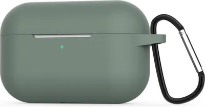 Image de Étui "Adapté" pour Apple AirPods – Compatible avec les AirPods Pro – Étui souple – Vert foncé – Coque de protection