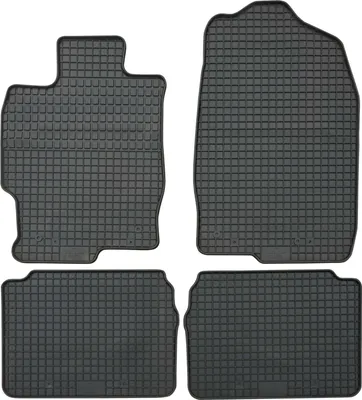 Produktbild von für Mazda 6 Limousine ab 02/2008-01/2013 Passform PETEX Gummimatten 4-teilig schwarz Allwettermatten Gummifußmatten