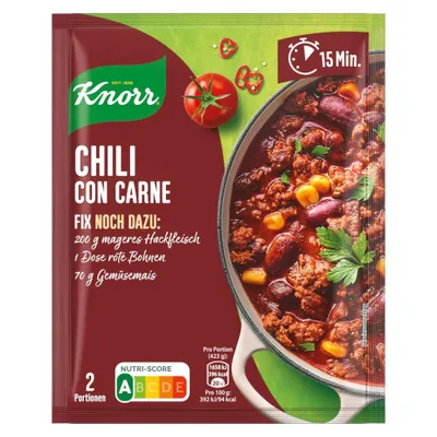 Produktbild von Knorr Fix Chili con Carne 33g