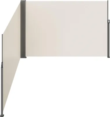 Immagine prodotto di Tenda da sole - Schermo privacy estensibile - 200 x 600 cm - Poliestere con rivestimento inPoliuretano- Tenda beige per terrazza