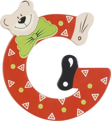 Produktbild von Playshoes buchstabe G Bär Holz 10 cm