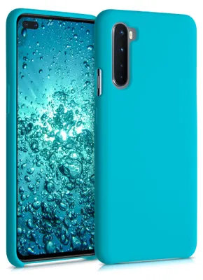 Produktbild von kwmobile Handyhülle für OnePlus Nord Hülle - Case Silikon - Kabelloses Laden - Schutzhülle Cover in Cool Glacier