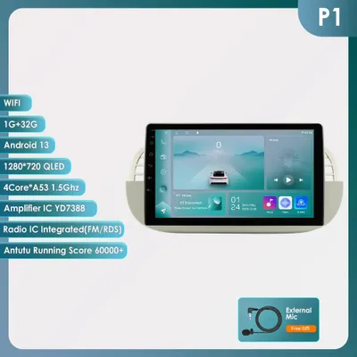 Immagine prodotto di Autoradio Android da 9 pollici - Autoradio - Lettore multimediale - Navigatore touchscreen - CarPlay wireless