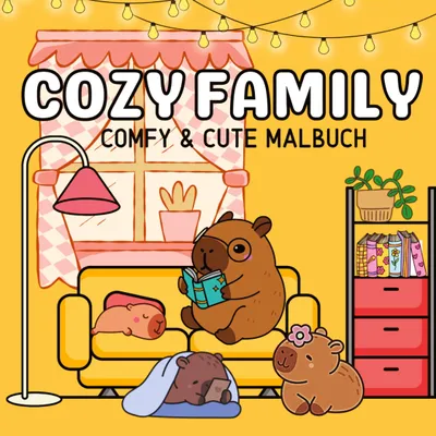 Produktbild von Cozy Malbuch für Erwachsene Cozy Family Cute & Comfy