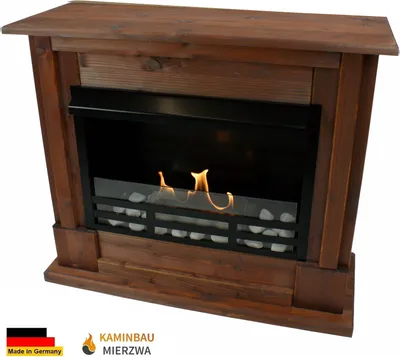 Produktbild von Ethanol und Gelkamin Modell Emily Deluxe Royal Nussbaum