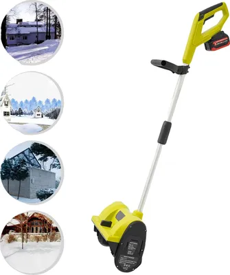 Produktbild von Schneefräse, 1200W Motor, 40Ah Lithium-Batterie, Schneeräumbreite 12,6 Zoll, Schneezufuhroberhöhe 6,3 Zoll, maximale Wurfweite 26,25 Fuß