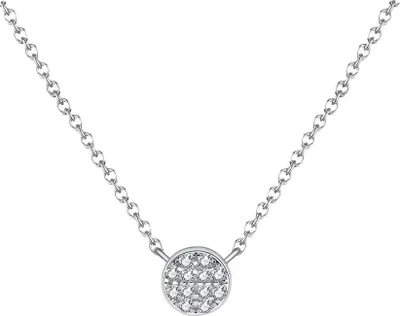 Produktbild von Milari Zirkonia-Kette aus 925 Silber – rund & elegant – Vergoldet