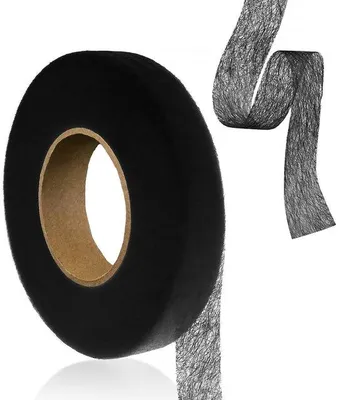 Immagine prodotto di Nastro per cuciture, 100 m, nero, larghezza 0,8 cm, per tessuti