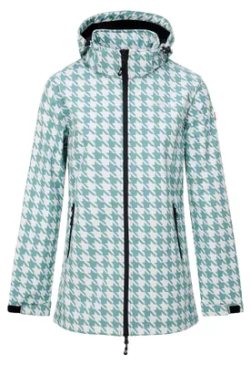 Produktbild von Nordberg Pied A Poule - Softshell-Sommerjacke für Damen - Mineralblau - Größe M