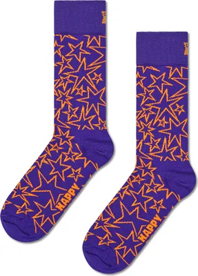 Image de Happy Socks Mega Star crew socks purple EU 36-40 man purple EU 36-40