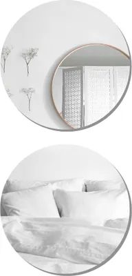 Produktbild von MISOU Klebespiegel Rund Groß Set von 2 40x40cm