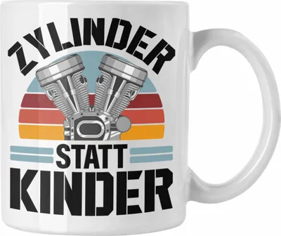 Produktbild von Trendation - Tuner Tasse Geschenke Autotuner Geschenkidee Autoliebhaber Tasse für Männer Autofan Kaffeetasse (Weiß)