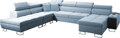 Produktbild von MIRJAN24 Ecksofa Genewa IX, Eckcouch mit Schlaffunktion und Bettkasten, L-Form Polsterecke (Uttario Velvet 2960, Seite: Links)