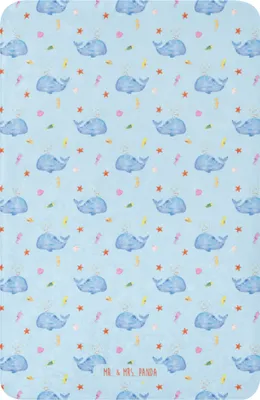Produktbild von Mr. & Mrs. Panda Kuscheldecke Wal Konfetti 100 x 150 cm - Blau - Geschenk, Meer, Abnehmen, Trennung, Heimdecke, Geburtstag, Sofadecke, Sherpa-Decke, Motivation, Wohndecke