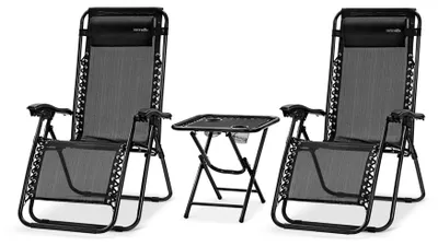 Image de Canapé de jardin - Fauteuil de jardin - Banc de jardin - Chaise de balcon - Transat réglable - Inclut des coussins amovibles