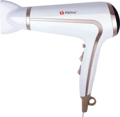 Obrázek produktu pro Alpina ED-88324:Fén na vlasy 1600-2000W + Blanco/Rosado