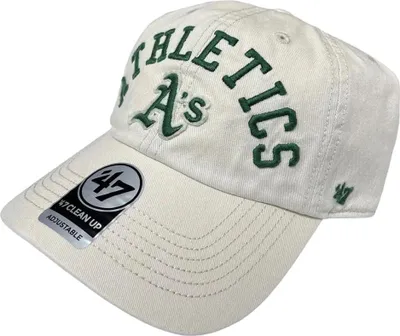 Image de 47 Brand Relaxed Cap Clean Up FABER Oakland Athletics sand