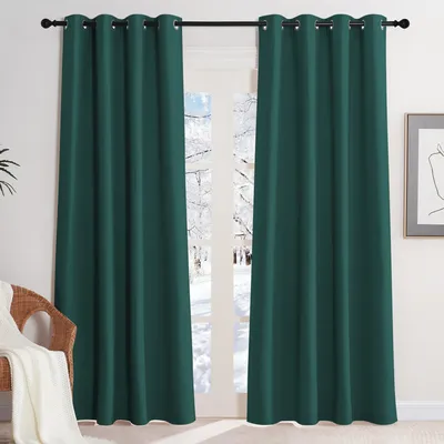 Produktbild von Verdunkelungsrollos, Set mit 2 Stück, für Wohnzimmer, 140 x 220 cm