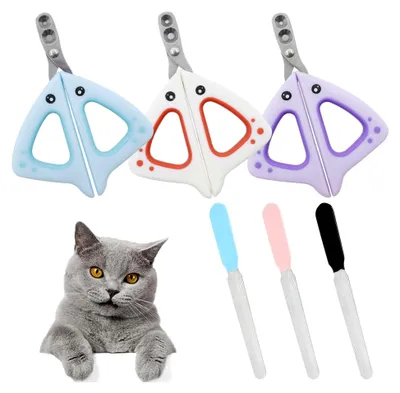 Produktbild von 6 Stück Krallenschneider für Katzen und Hunde mit Schutz