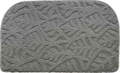 Produktbild von Fußmatte für den Innenbereich, 43,2 x 71,1 cm, Schmutzfang-Eingangsteppich für die Vordertür, halbrunde Fußmatten für den Innenbereich, Außen-Eingangstürteppiche für den Eingangsbereich mit rutschfester Rückseite, rot