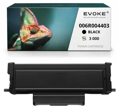 Image de Cartouche de toner compatible Evoke pour les imprimantes Xerox B230, B225, B235, référence 006R004403, couleur noire, rendement de 3000 pages, compatible avec les modèles B230, B225, B235