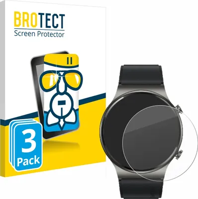 Produktbild von 3x BROTECT Schutzglas für Huawei Watch GT 2 Pro ECG Schutzfolie Panzer Folie Glas Display Schutz klar