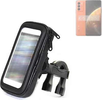 Produktbild von K-S-Trade Fahrrad-Halterung kompatibel mit Infinix Zero 5g 2023 Turbo Handy-Halterung Halter Lenkstange Fahrradhalterung Motorrad Bike Mount