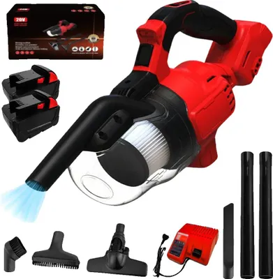 Obrázek produktu pro Bezdrátový vysavač, vysoký sací výkon, multifunkční design, 2 baterie