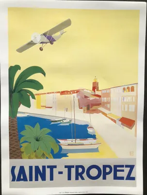 Image de SAINT-TROPEZ / CHOMEL - 30x40cm Affiche Poster