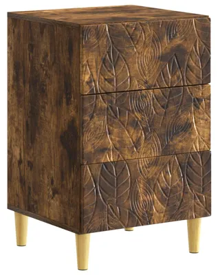 Imagen del producto de Mesita de Noche Roble Ahumado 43 x 39,5 x 66,5 cm