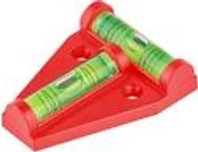 Produktbild von Magnetische Kreuzwasserwaage für präzise 2-Achsen-Ausrichtung 58x43x14mm