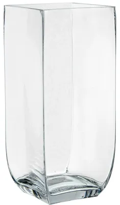 Glas-Tafelvaas transparent 9x9x30 cm