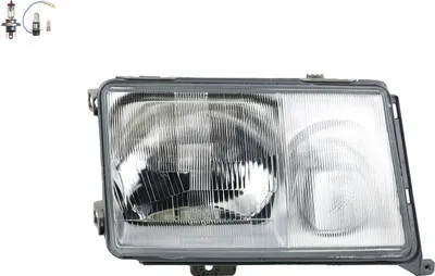 Produktbild von Scheinwerfer passend für Mercedes W124 09/89-06/1993 Rechts Leuchtmittel 1248206061 1248201259 1248203659 A1248206061 Johns