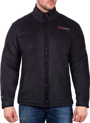 Produktbild von Geographical Norway Herren Fleecejacke Usine Black M