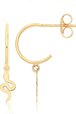 Image de Boucles d'Oreilles Femme Or 375/1000 - 19mm*4mm; TRS36259