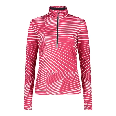 Produktbild von CMP Damen Skipullover Laufshirt Midlayer Halfzip Longsleeve Funktionsshirt Sweat, Farbe:Rosa, Artikel:-B870 fuchsia, Größe:XS