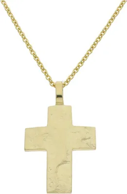 Produktbild von JuwelmaLux Anhänger Kreuz Silber 925 Gold plattiert JL20-02-0987