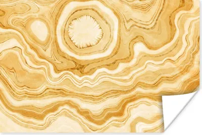 Produktbild von MuchoWow® Poster Achat - Edelsteine - Gold 120x80 cm - Bilder
