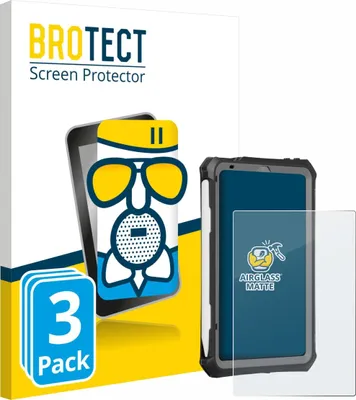 Produktbild von 3x BROTECT Entspiegelungs Schutzglas für Apple iPad Mini 7 2024 (case-friendly) Schutzfolie Panzer Folie Glas Display Schutz matt