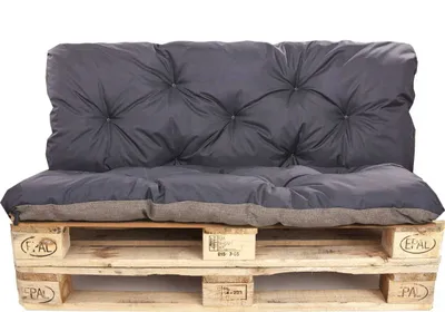 Produktbild von Vankúše pre paletový nábytok sedadlo 120x60 / operadlo 120x40cm | Paletový vankúš tmavomodrý-Simple| Vankúše pre vonkajšie paletové sedenie
