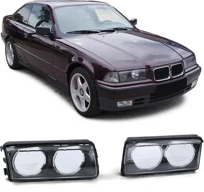 Produktbild von Scheinwerfer Glas Streuscheibe LINKS + RECHTS für BMW 3er E36 1994-2000