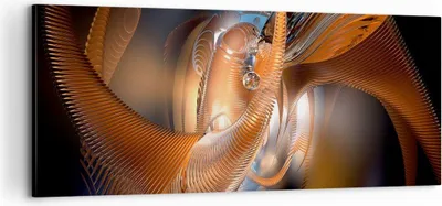 Produktbild von Bild auf Leinwand - Leinwandbild - Grafik konzept abstraktion - 100x40cm - Wand Bild - Wanddeko - Leinwanddruck - Bilder - Kunstdruck - Wanddekoration - Leinwand bilder - Wandkunst - AB100x40-2332