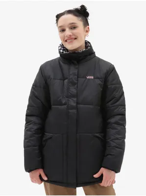 Produktbild von Weiß-schwarz gemusterte Damen-Wende-Steppjacke VANS - S