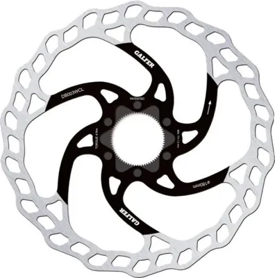 Produktbild von Galfer DB003WCL Fixed Wave Disc 180 mm Bremse CenterLock silber-schwarz DB003WCL